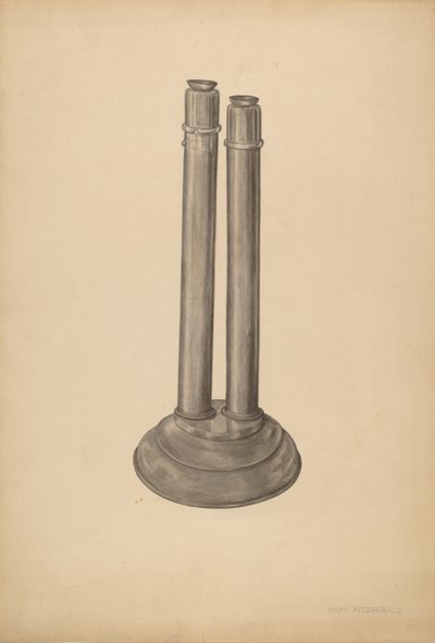 Candlestick Double by Mary Fitzgerald