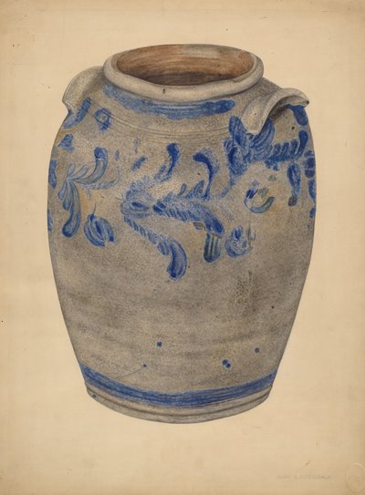Stoneware Crock by Mary Fitzgerald