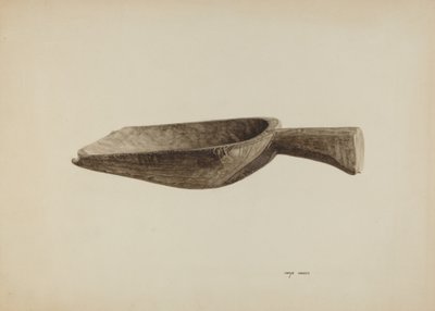 Grain Scoop, c. 1939 by Mary Hansen