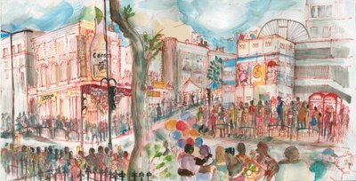 Carnival, Ladbroke Grove by Mary Kuper