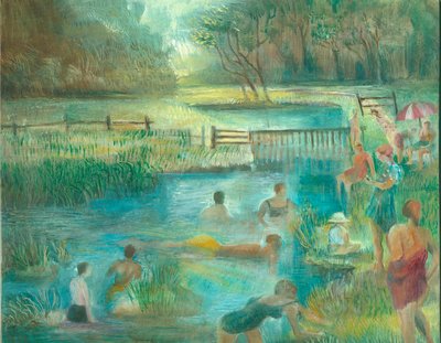 Swimmers, Simonsbath by Mary Kuper