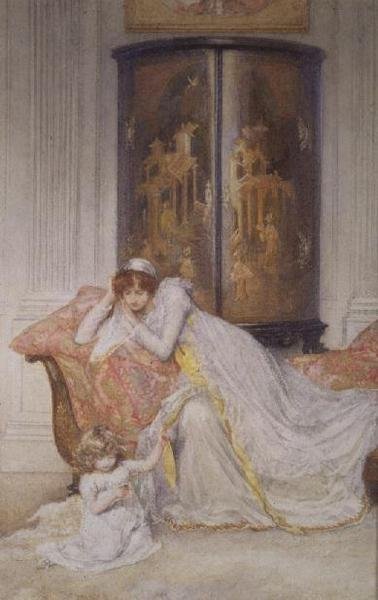 Mother and Child, c.1890 by Mary L. Gow