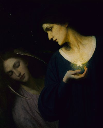 Night and Her Daughter Sleep, 1902 by Mary L. Macomber