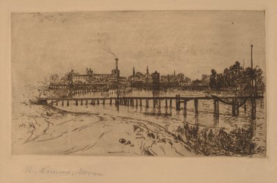 Newark, N.J., from the Passaic by Mary Nimmo Moran
