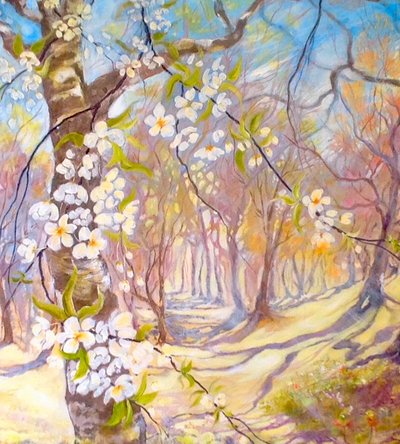 Big Blossoms in the Spring by Mary Smith