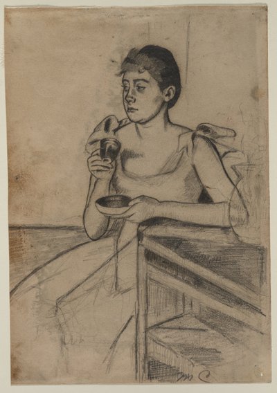 After-Dinner Coffee by Mary Cassatt