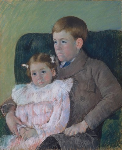 Gardner and Ellen Mary Cassatt by Mary Stevenson Cassatt