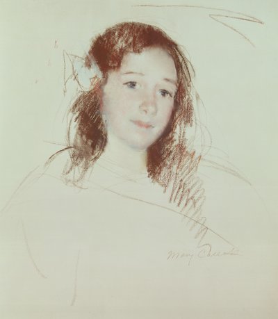 Head of Adele by Mary Cassatt