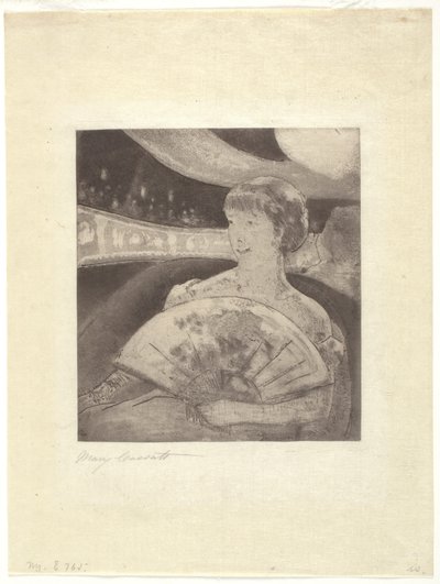 In the Opera Box by Mary Stevenson Cassatt