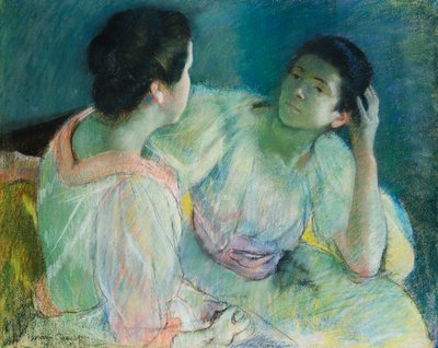 The Conversation by Mary Stevenson Cassatt