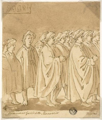 Procession of Figures by Masaccio