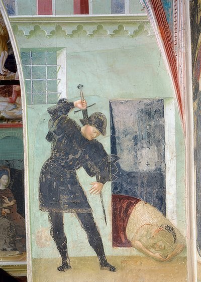 The Beheading of John the Baptist. 1435 by Tommaso Masolino da Panicale