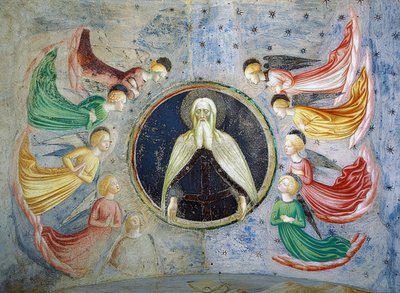 God the Father Surrounded by Angels. 1435 by Tommaso Masolino da Panicale