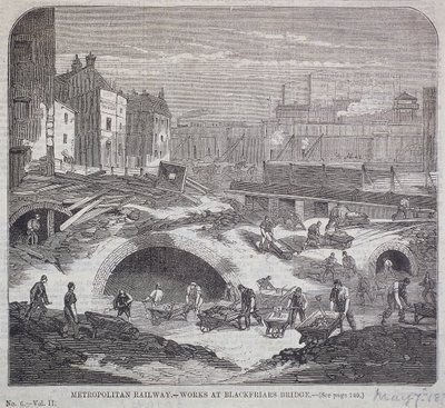 Blackfriars Bridge, London by Mason Jackson