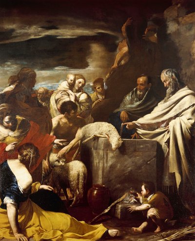 Sacrifice of Moses by Massimo Stanzione