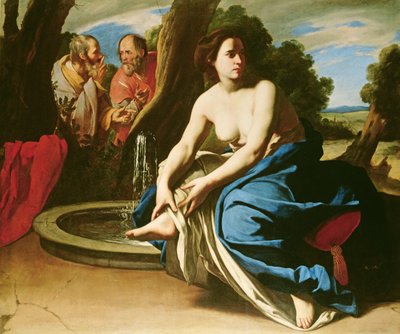 Suzanna and the Elders by Massimo Stanzione
