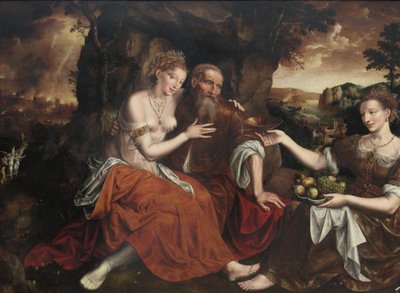 Lot and His Daughters by Massys