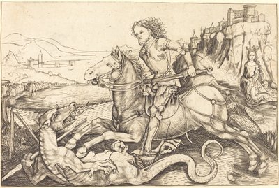 Saint George and the Dragon by Master AG