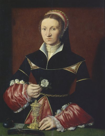 Portrait of a Lady by Master A.W.