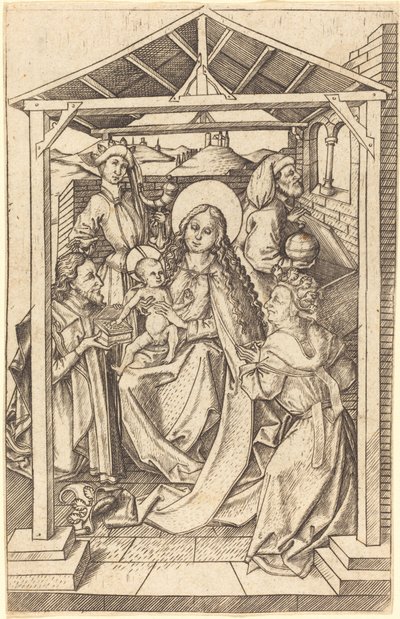 The Adoration of the Magi by Master E.S.