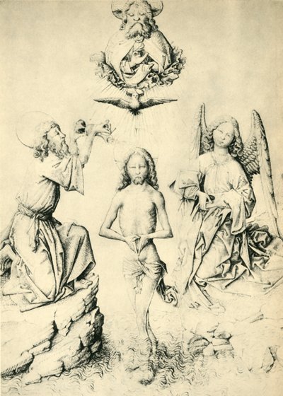 The Baptism of Christ by Master ES