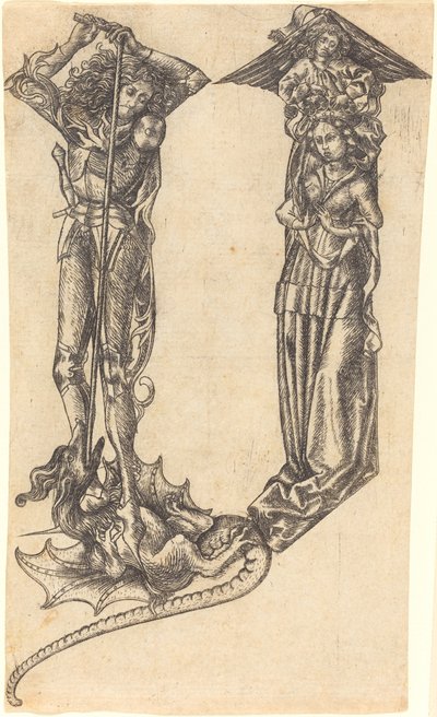 The Letter "Y" by Master E.S.