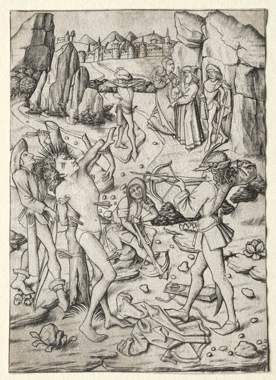 The Martyrdom of St. Sebastian by Master ES