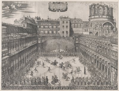 Speculum Romanae Magnificentiae: Vatican Tournament, 1565 by Master HCB