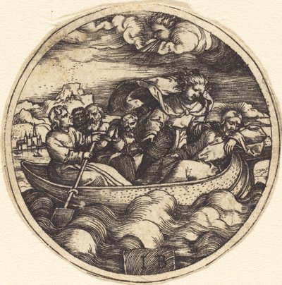 Christ Stilling the Storm by Master IB