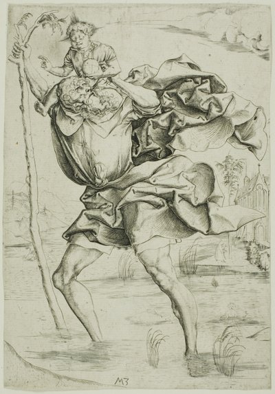 Saint Christopher by Master MZ
