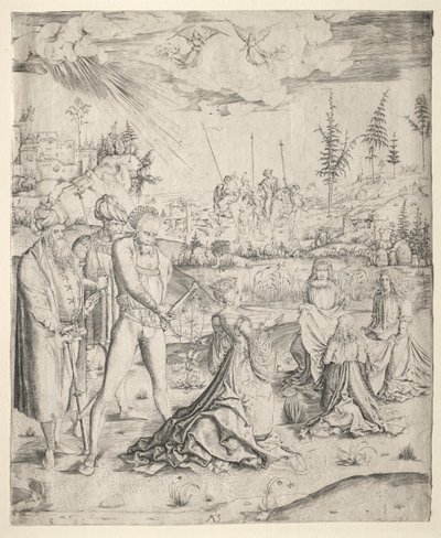 The Martyrdom of St. Catherine by Master MZ