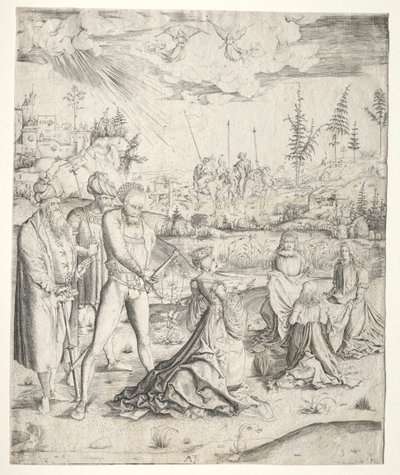 The Martyrdom of St. Catherine by Master MZ