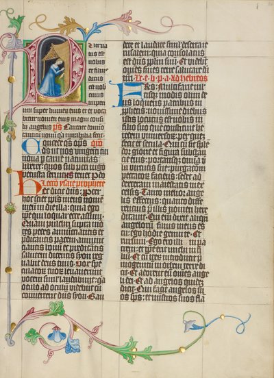 Initial P: The Nativity by Master Michael