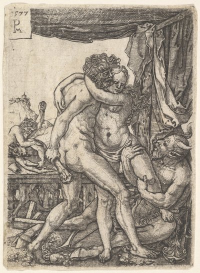 Hercules Fighting the Centaurs, 1577 by Master PM
