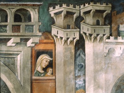 Entry into Jerusalem by Master Trecentesco of Sacro Speco School