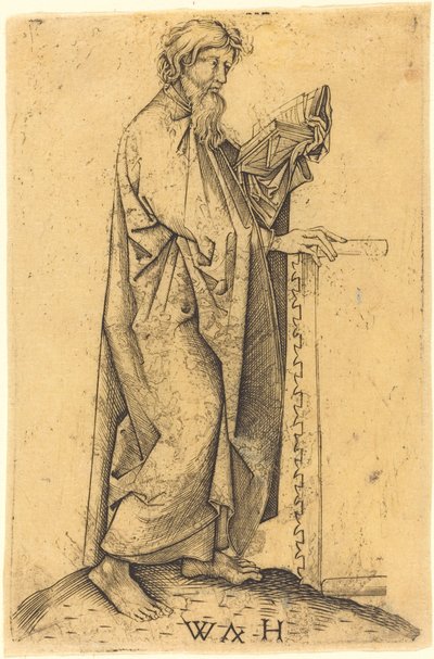 The Apostle Simon by Master WH after Martin Schongauer