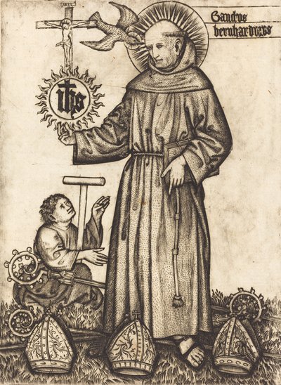 Saint Bernardine by Master of Balaam