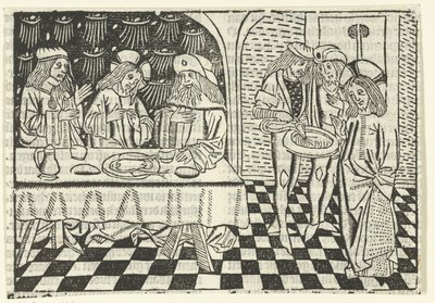 Meal with the Pharisees by Master of Delft (attributed to)