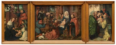 Epiphany Triptych by Master of Frankfurt