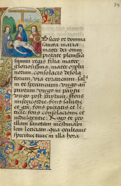 Pietà by Master of Jacques de Besançon