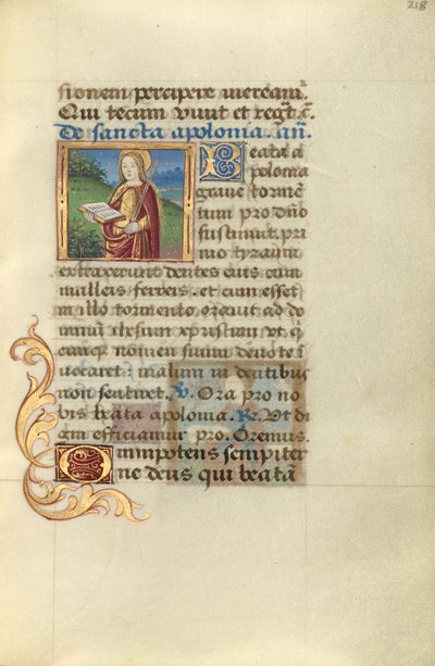 Saint Apollonia by Master of Jacques de Besançon