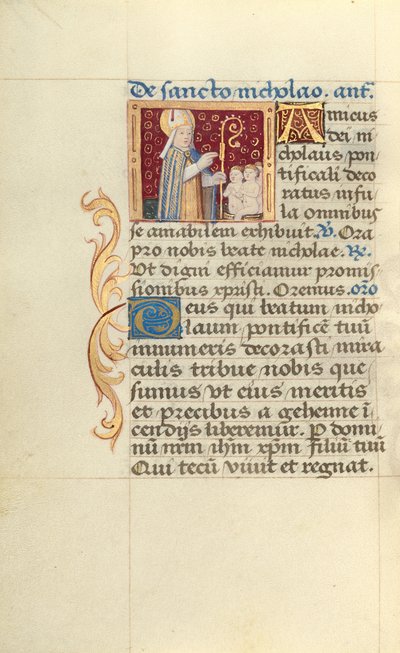 Saint Nicholas by Master of Jacques de Besançon