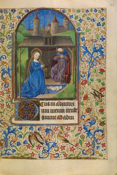 The Nativity by Master of Jacques of Luxembourg