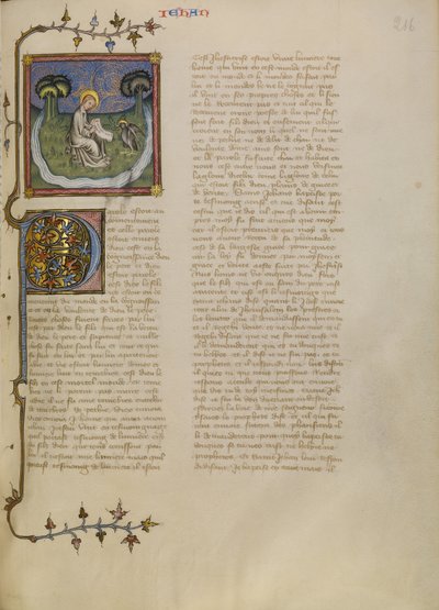 Saint John on Patmos by Master of Jean de Mandeville