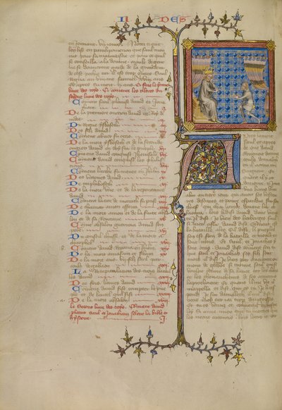 Saul before Samuel by Master of Jean de Mandeville