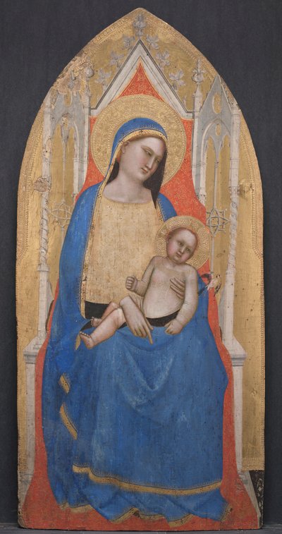 Madonna and Child Enthroned by Master of San Lucchese