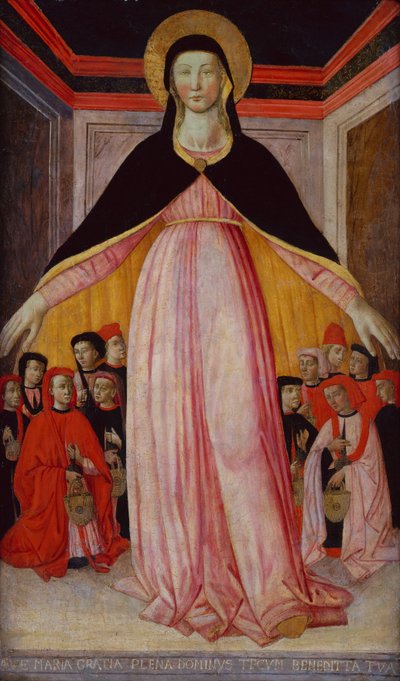 Madonna of Mercy by Master of San Miniato
