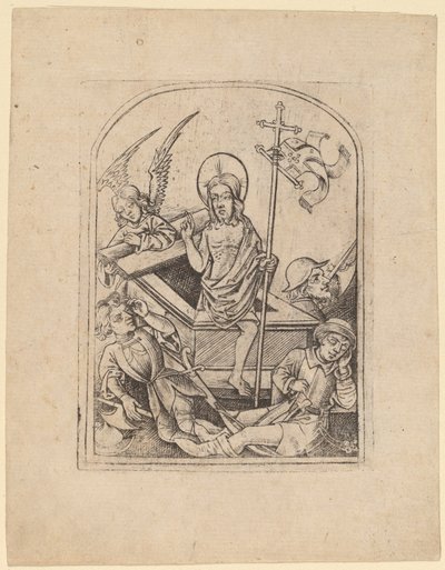 The Resurrection by Master of the Boccaccio Illustrations