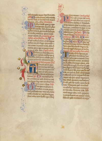 Initial N: The Cross by Master of the Brussels Initials