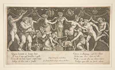 Sacrifice to Priapus by Master of the Die